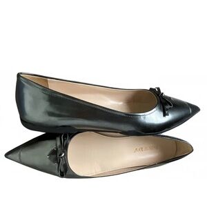 Prada Metallic Ballet Flats